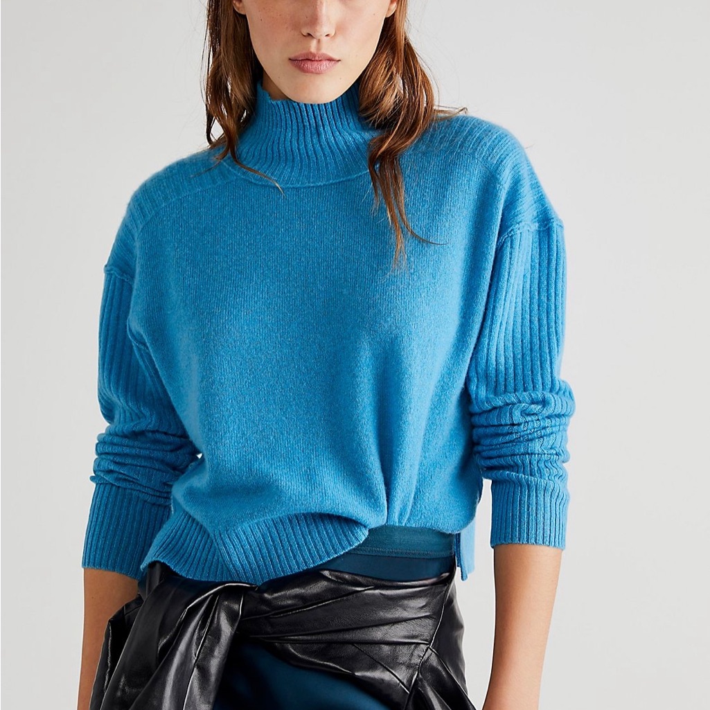 Free People Aubrey Cashmere Turtleneck